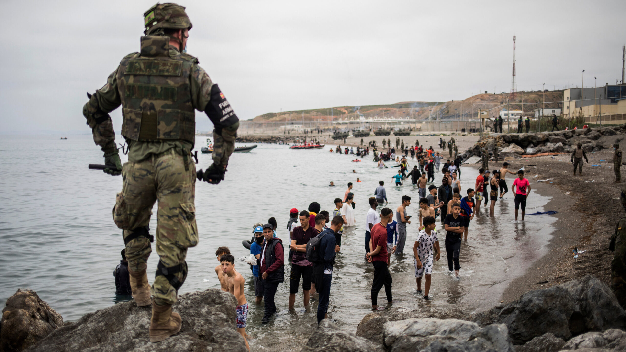 Record Migrant Surge Overwhelms Ceuta as Border Security Strained
