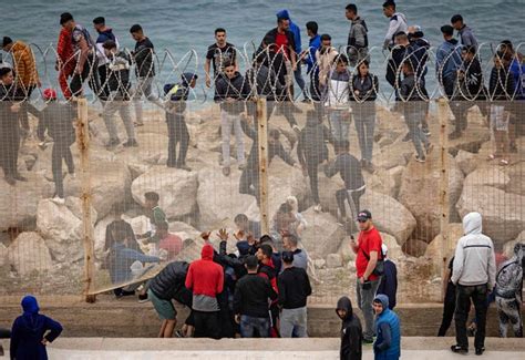 Spanish Border Barrier Fails as Migrants Overwhelm Ceuta